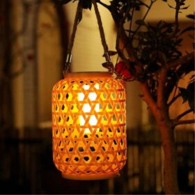 Bamboo Cage Lantern