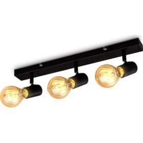 Black Three Tube Warm Lights