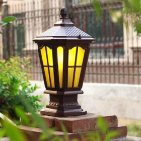 9 Inh cross Octagonal Lawn lamp (80 cm)