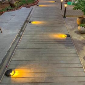 Solar Fence Light