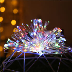240 Light Solar Copper Wire Light String, Warm White  (SF-0210)